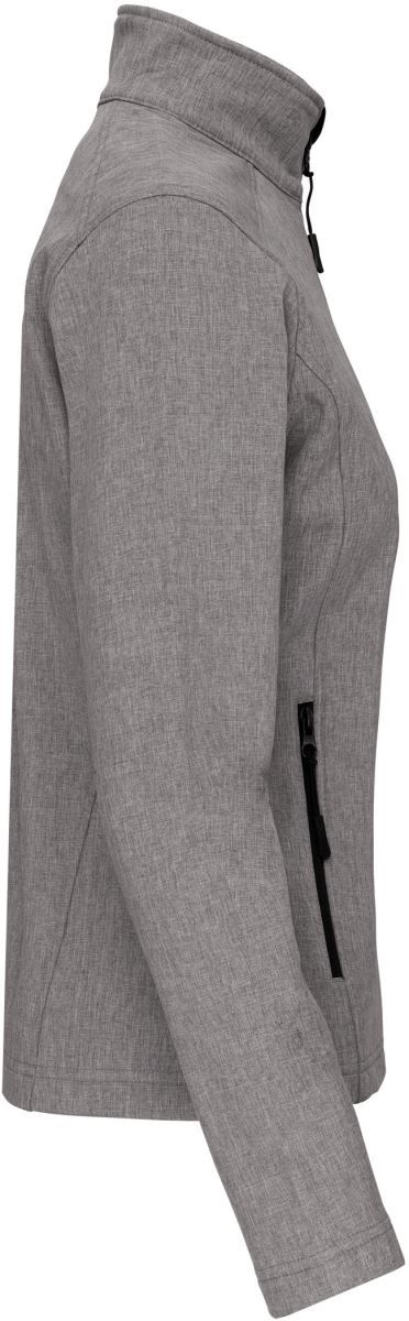 K 400 | Damen 3-Lagen Softshell Jacke (marl grey)