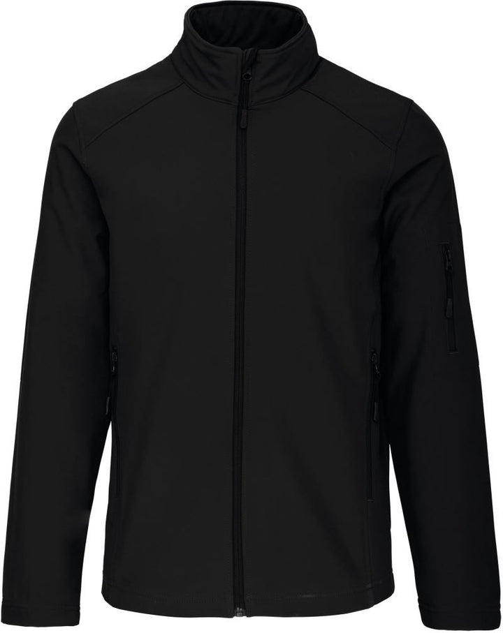 K 401 | Herren 3-Lagen Softshell Jacke (black)