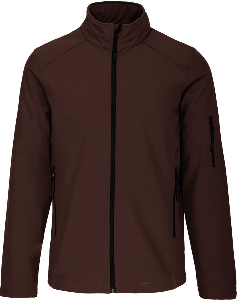 K 401 | Herren 3-Lagen Softshell Jacke (chocolate)