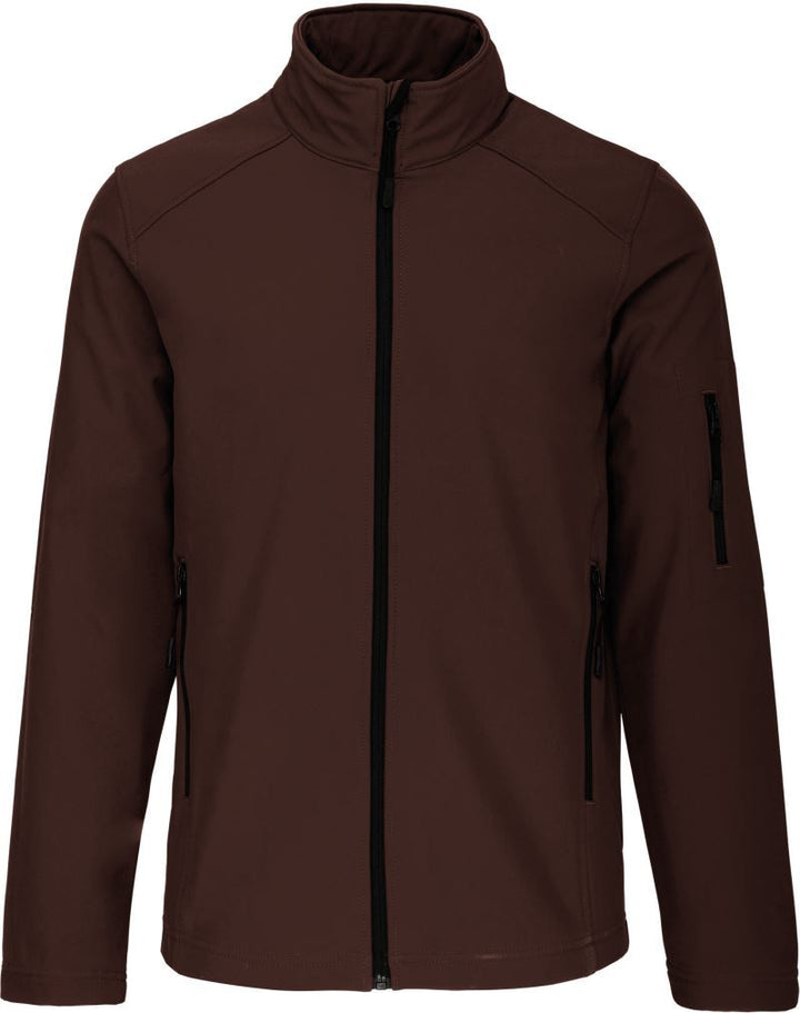 K 401 | Herren 3-Lagen Softshell Jacke (chocolate)