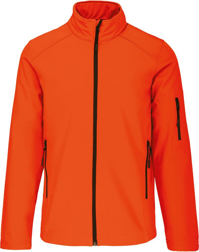 K 401 | Herren 3-Lagen Softshell Jacke (fluorescent orange)