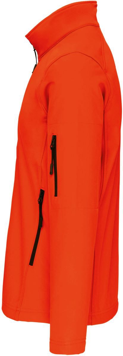 K 401 | Herren 3-Lagen Softshell Jacke (fluorescent orange)
