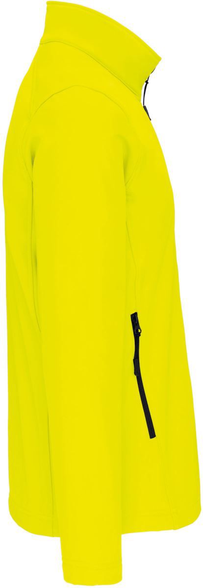 K 401 | Herren 3-Lagen Softshell Jacke (fluorescent yellow)