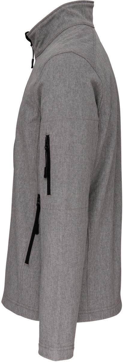 K 401 | Herren 3-Lagen Softshell Jacke (marl grey)