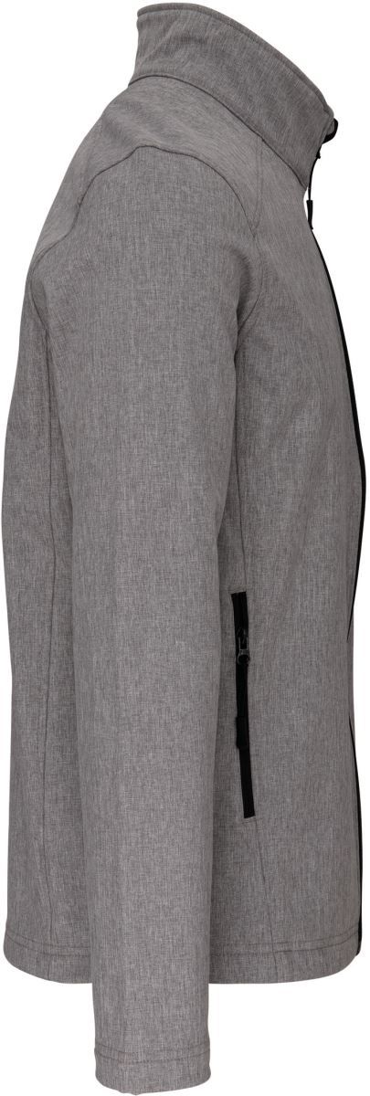 K 401 | Herren 3-Lagen Softshell Jacke (marl grey)
