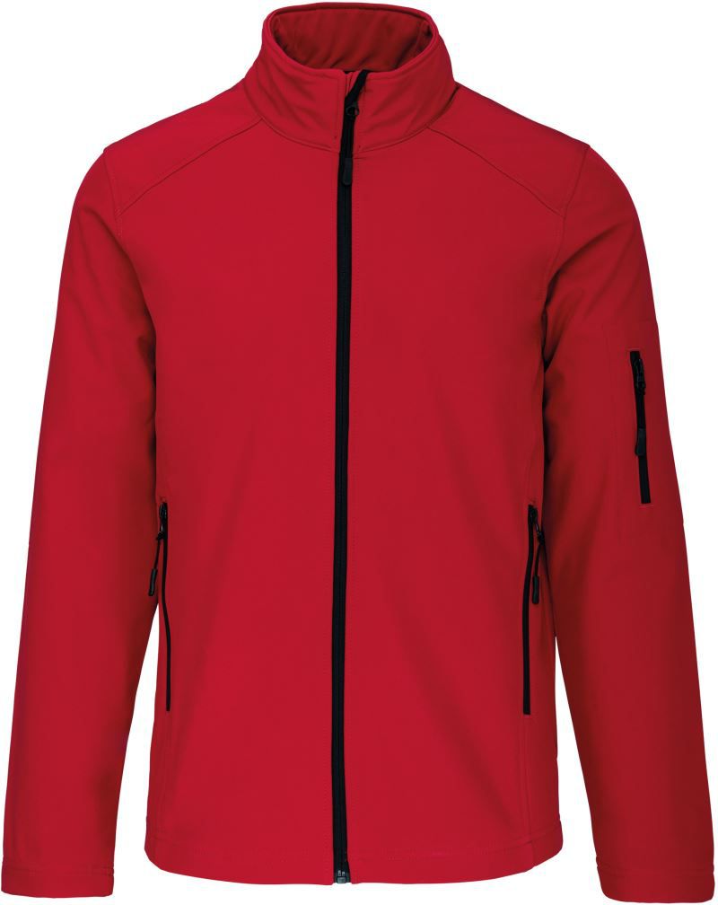 K 401 | Herren 3-Lagen Softshell Jacke (red)