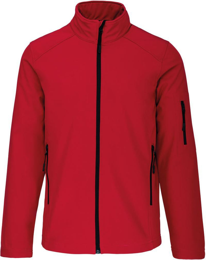 K 401 | Herren 3-Lagen Softshell Jacke (red)
