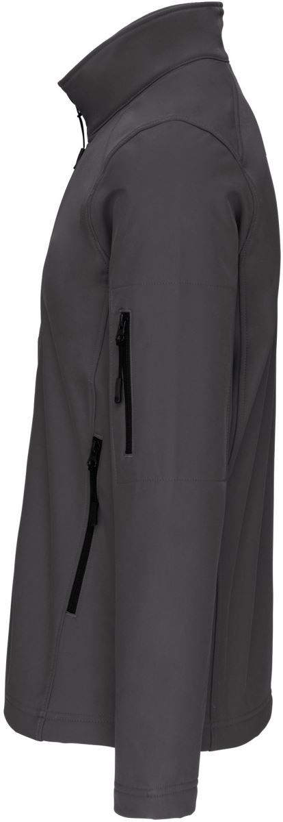 K 401 | Herren 3-Lagen Softshell Jacke (titanium)