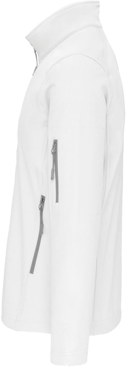 K 401 | Herren 3-Lagen Softshell Jacke (white)