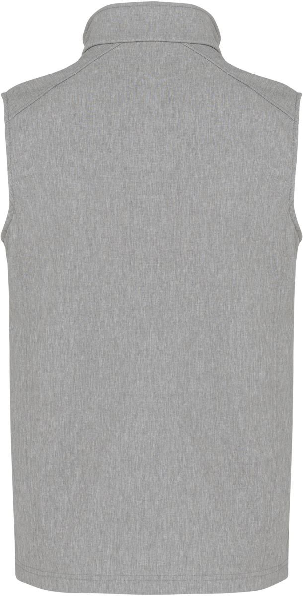 K 403 | Herren 3-Lagen Softshell Gilet (marl grey)