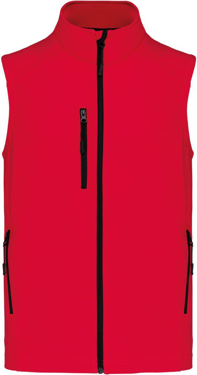 K 403 | Herren 3-Lagen Softshell Gilet (red)