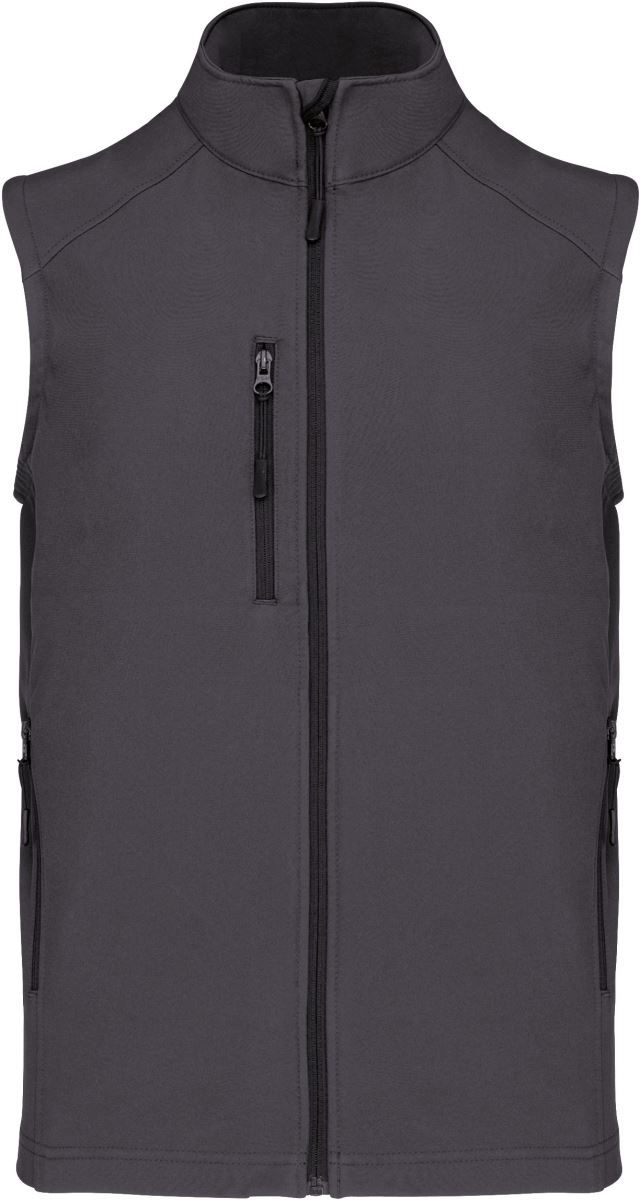 K 403 | Herren 3-Lagen Softshell Gilet (titanium)