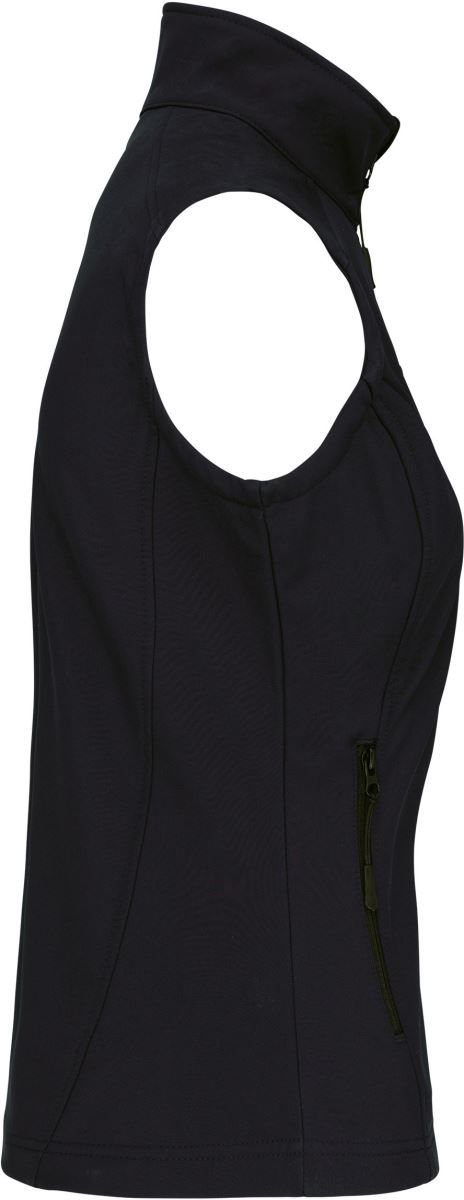 K 404 | Damen 3-Lagen Softshell Gilet (black)