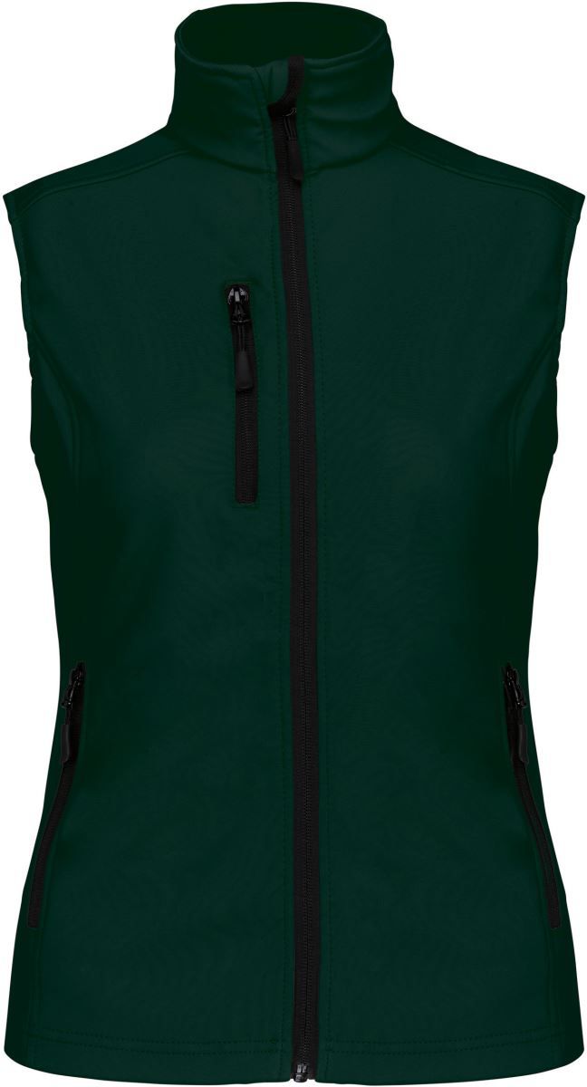 K 404 | Damen 3-Lagen Softshell Gilet (bottle green)