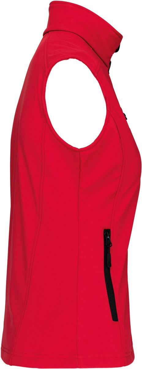 K 404 | Damen 3-Lagen Softshell Gilet (red)