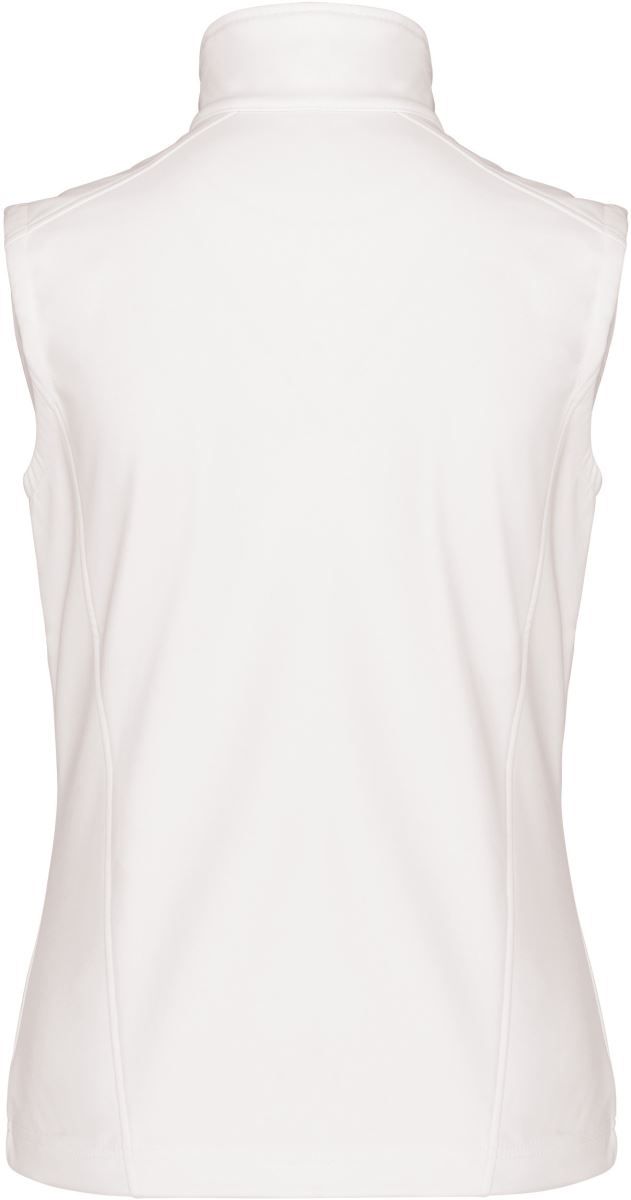 K 404 | Damen 3-Lagen Softshell Gilet (white)