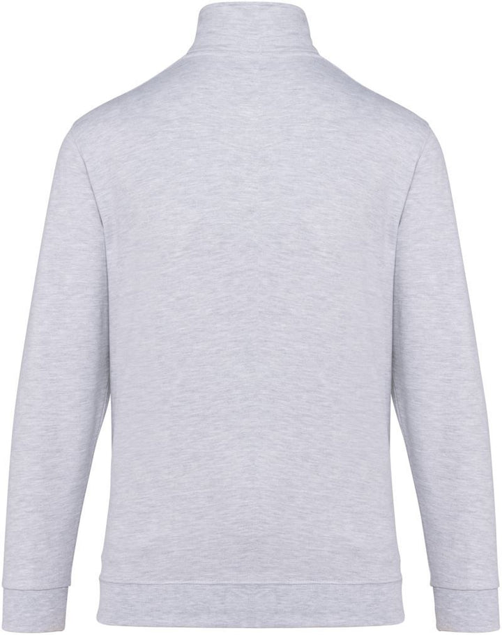 K 478 | Sweater mit 1/4 Zip (ash heather)