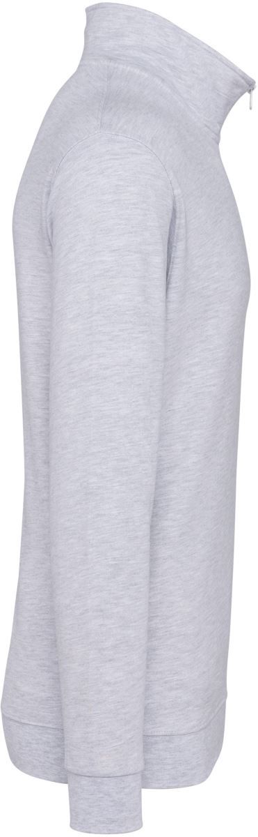 K 478 | Sweater mit 1/4 Zip (ash heather)