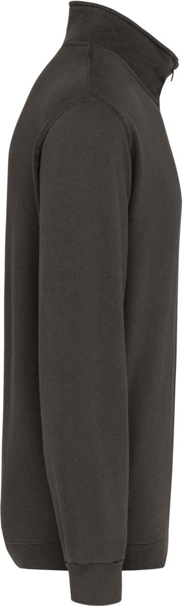 K 478 | Sweater mit 1/4 Zip (dark grey)