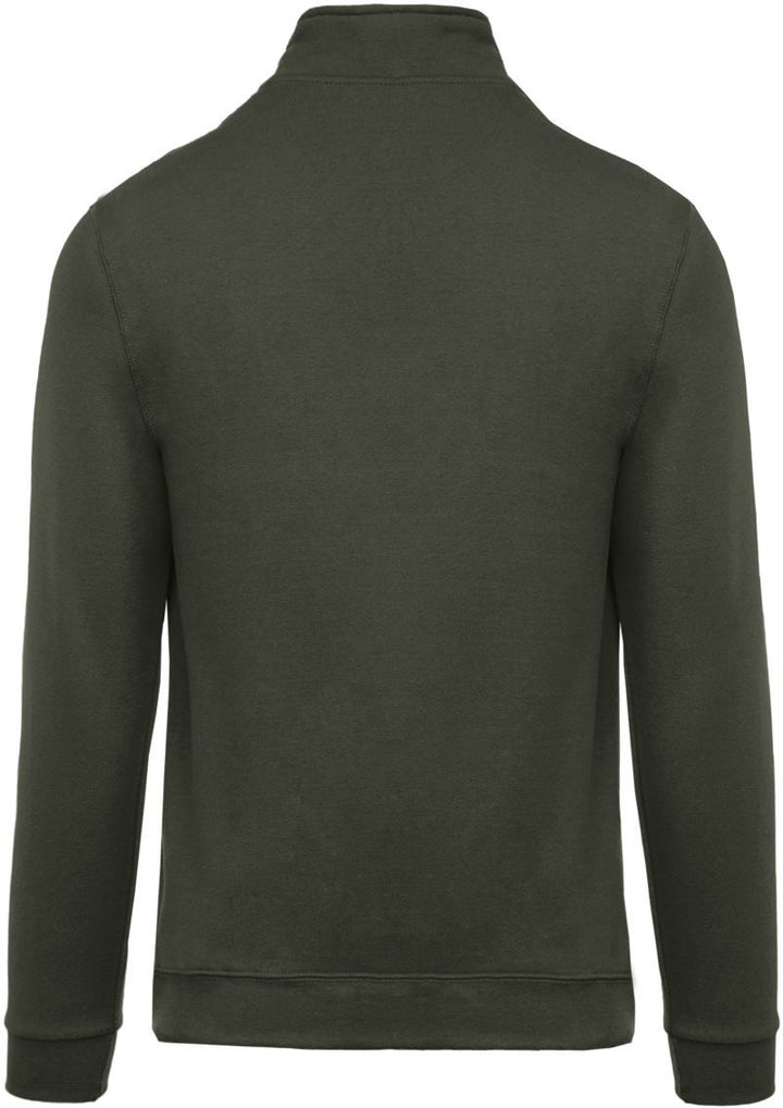 K 478 | Sweater mit 1/4 Zip (dark khaki)