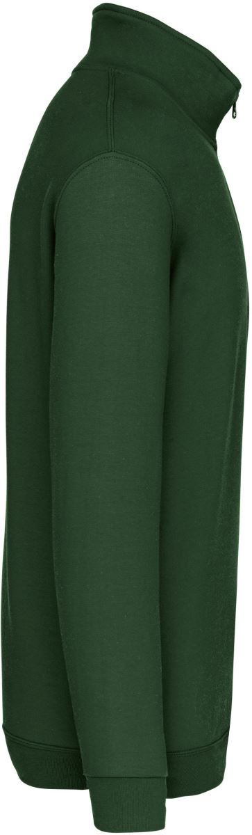 K 478 | Sweater mit 1/4 Zip (forest green)