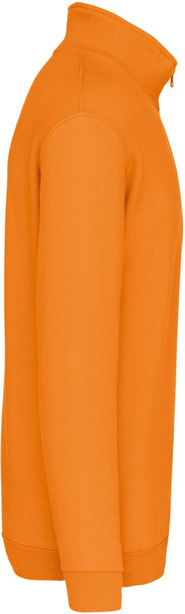 K 478 | Sweater mit 1/4 Zip (orange)