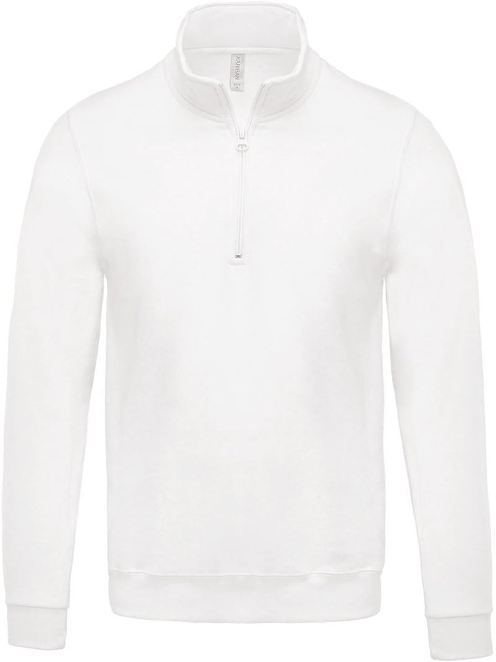 K 478 | Sweater mit 1/4 Zip (white)
