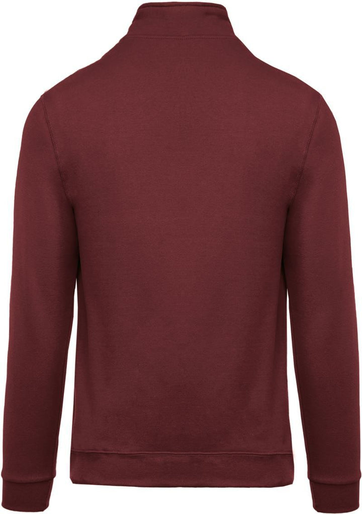 K 478 | Sweater mit 1/4 Zip (wine)