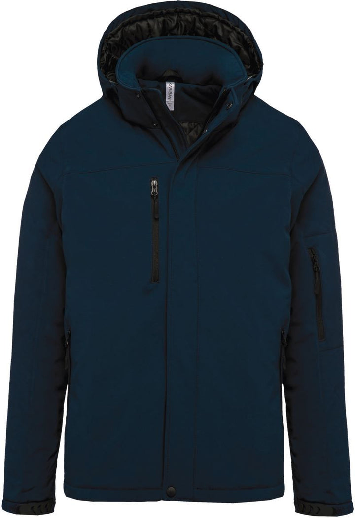 K 650 | Herren 3-Lagen Kapuzen Softshell Parka (navy)