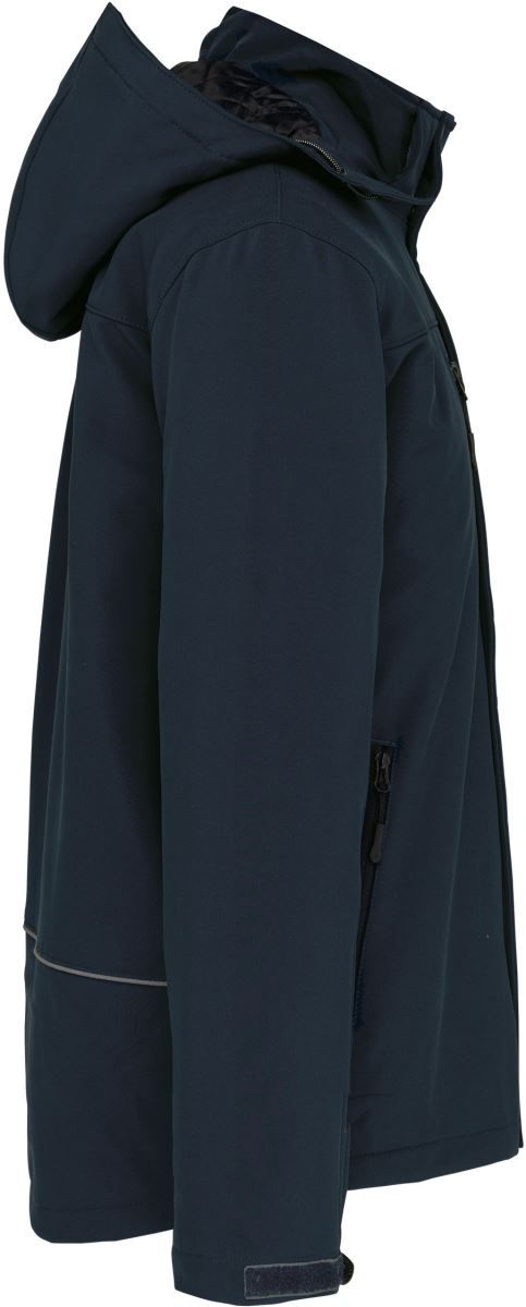 K 650 | Herren 3-Lagen Kapuzen Softshell Parka (navy)