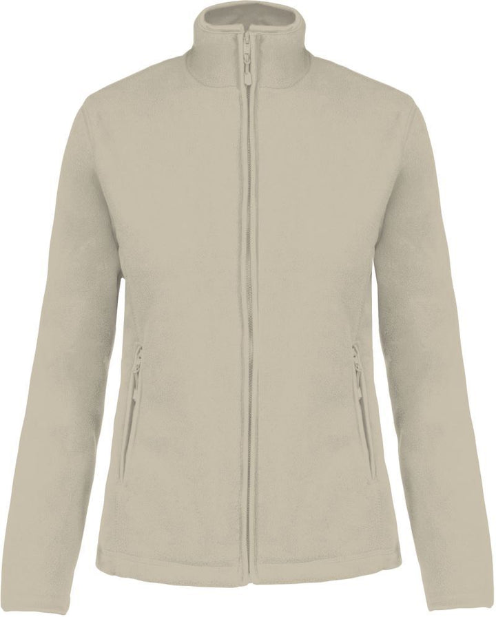 K 907 | Damen Microfleece Jacke "Maureen" (beige)