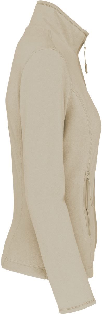 K 907 | Damen Microfleece Jacke "Maureen" (beige)