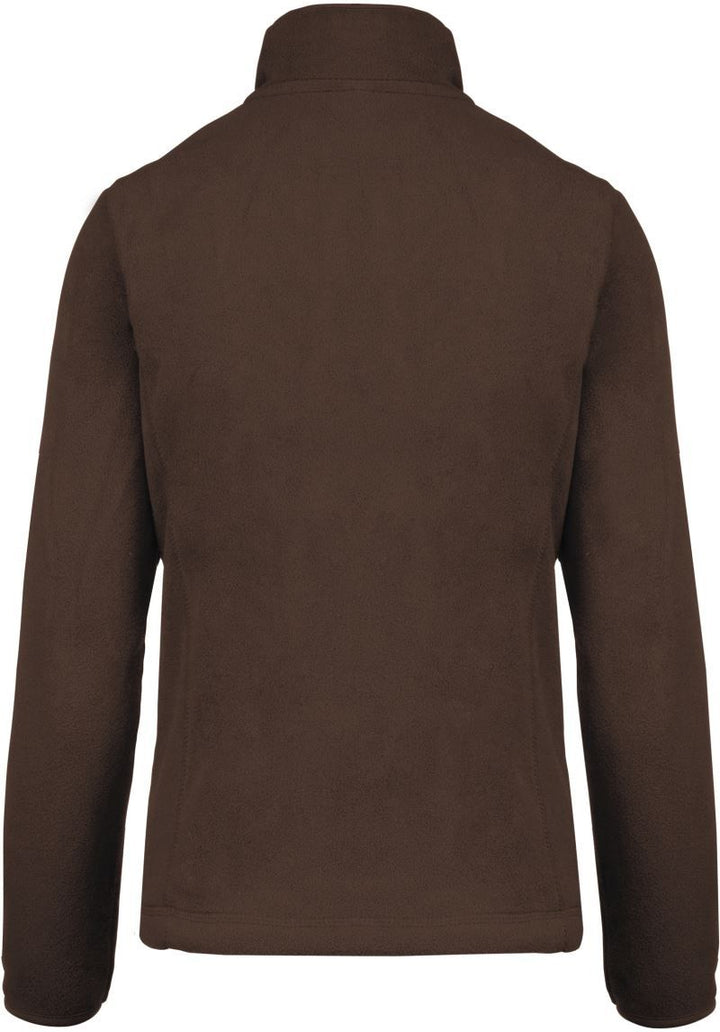 K 907 | Damen Microfleece Jacke "Maureen" (chocolate)