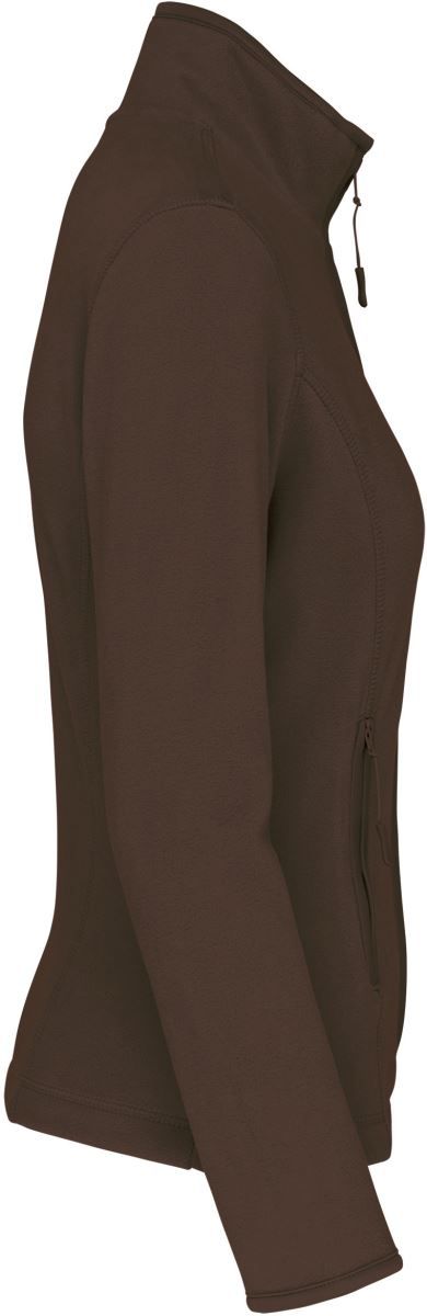 K 907 | Damen Microfleece Jacke "Maureen" (chocolate)