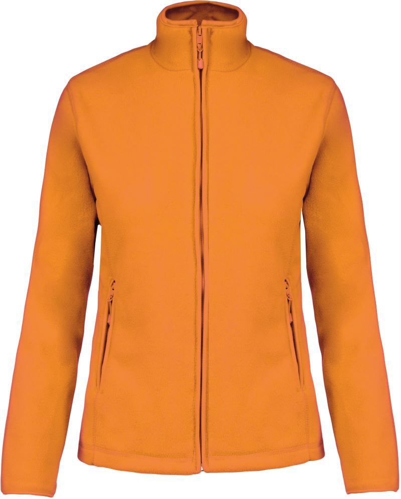 K 907 | Damen Microfleece Jacke "Maureen" (orange)