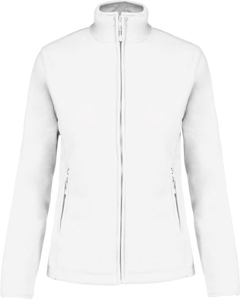 K 907 | Damen Microfleece Jacke "Maureen" (white)