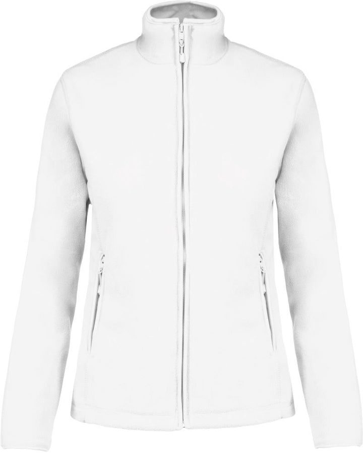 K 907 | Damen Microfleece Jacke "Maureen" (white)