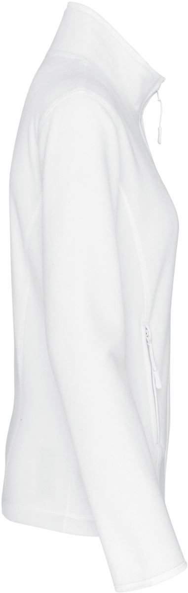 K 907 | Damen Microfleece Jacke "Maureen" (white)