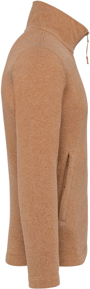 K 911 | Microfleece Jacke "Falco" (camel heather)