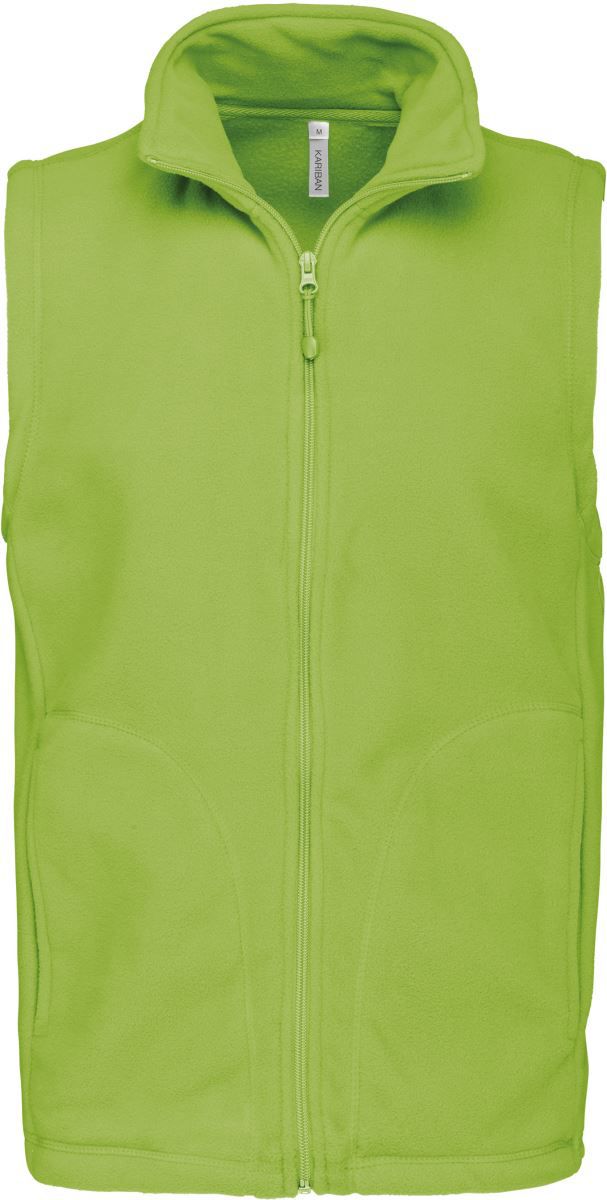 K 913 | Microfleece Gilet "Luca" (lime)