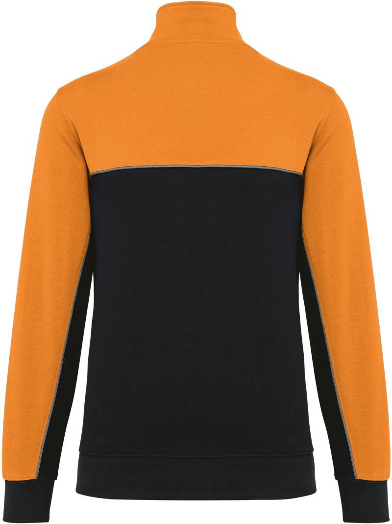WK 404 | Workwear Sweater mit 1/4 Zip (orange)