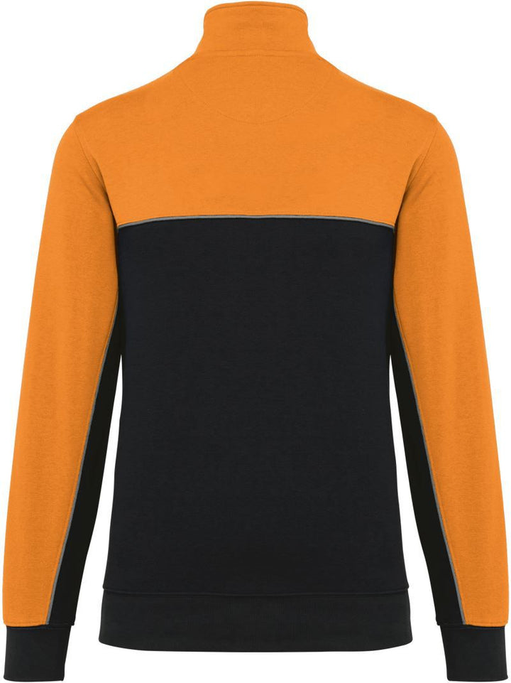 WK 404 | Workwear Sweater mit 1/4 Zip (orange)