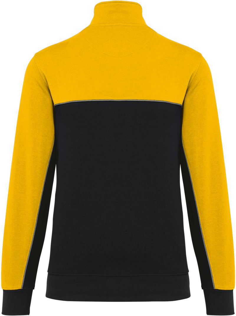 WK 404 | Workwear Sweater mit 1/4 Zip (yellow)