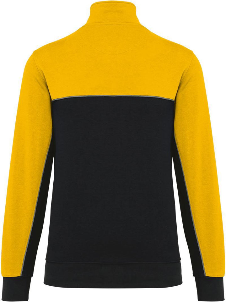 WK 404 | Workwear Sweater mit 1/4 Zip (yellow)