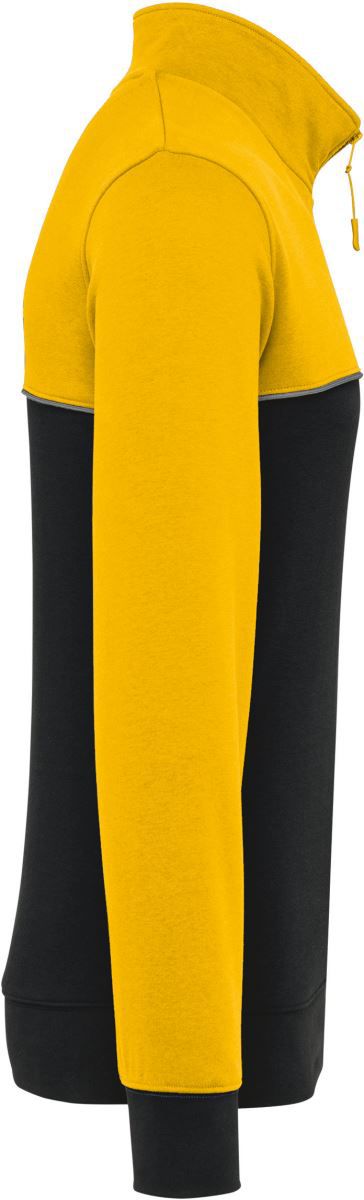 WK 404 | Workwear Sweater mit 1/4 Zip (yellow)