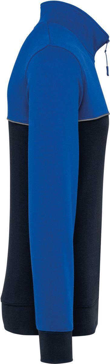 WK 404 | Workwear Sweater mit 1/4 Zip (royal-blue)