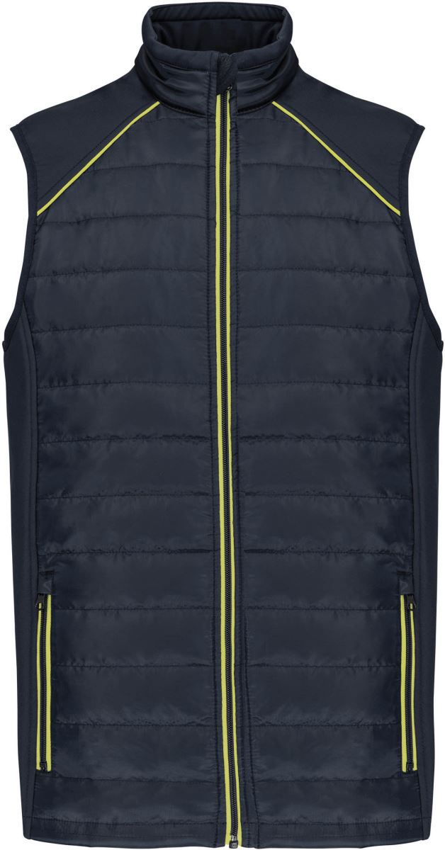 WK 606 | Workwear Hybrid Bodywarmer "Day-to-Day" (fluorescent-yellow)