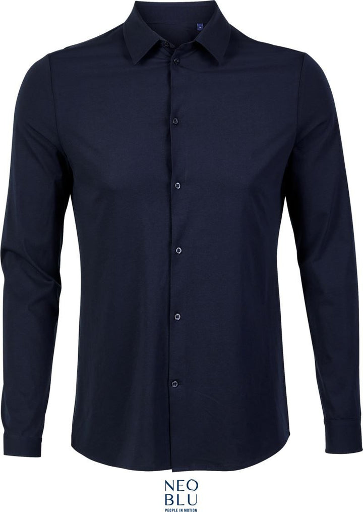 Balthazar Men | Hemd langarm (night blue)