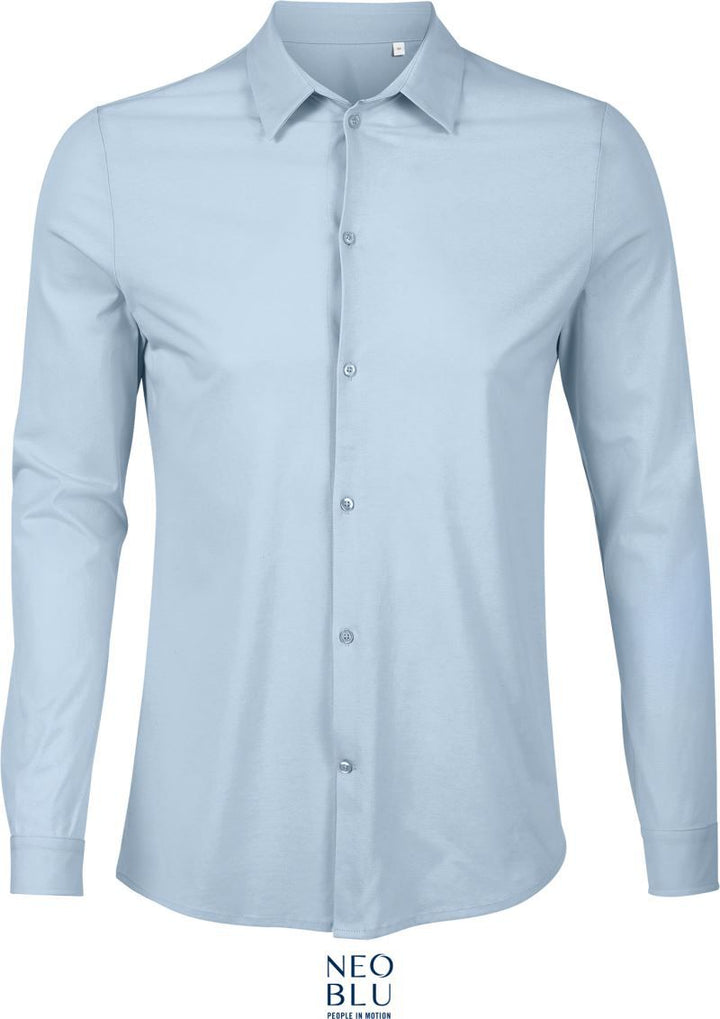 Balthazar Men | Hemd langarm (soft blue)