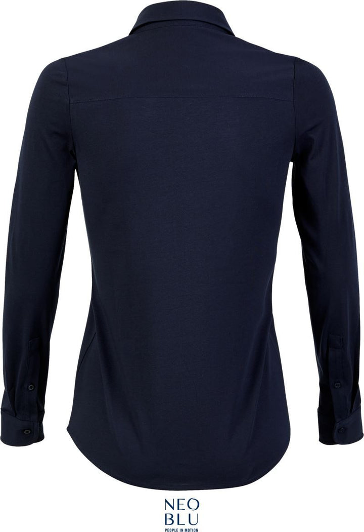 Balthazar Women | Bluse langarm (night blue)